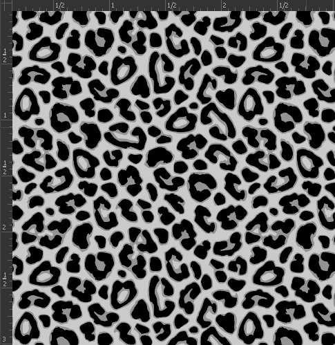 Printed HTV  - LEOPARD