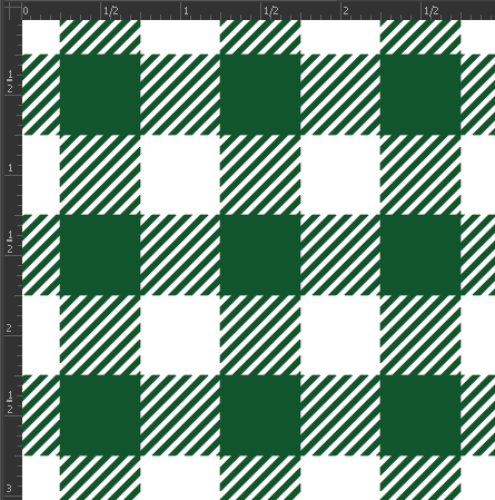 Printed Matte Adhesive Vinyl - BUFFALO PLAID