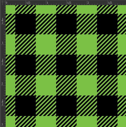 Printed Matte Adhesive Vinyl - BUFFALO PLAID