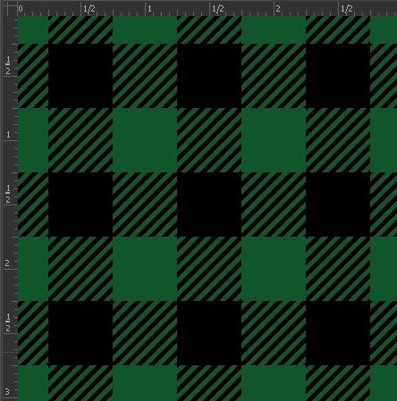 Printed Matte Adhesive Vinyl - BUFFALO PLAID