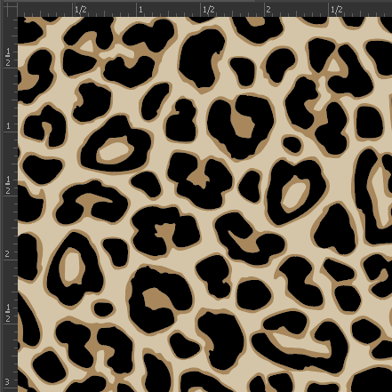 Printed HTV  - LEOPARD