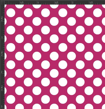 Printed Gloss Adhesive Vinyl - POLKA DOTS