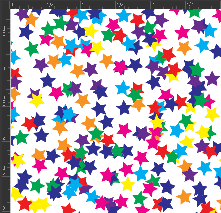 Printed Gloss Adhesive Vinyl - STARS & STRIPES