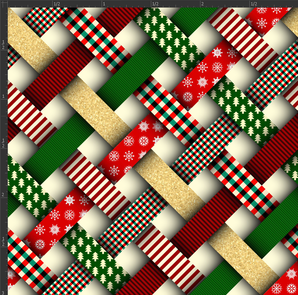 Printed Matte Adhesive Vinyl - HOLIDAY