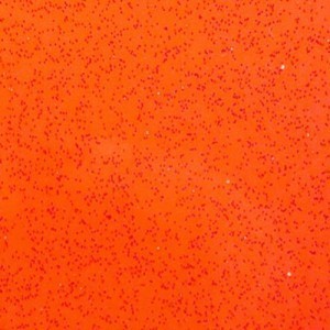 X977 Electric Orange Glitter 851 Sheet