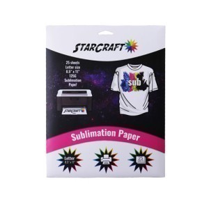 StarCraft Sublimation Paper 8.5in x 11in - 25 Sheet Pack